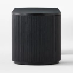 Reid Oval Black Wood Storage Desk -Cb2 Sales 2024 ReidEbonizedDeskSDSSS23