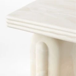 Remoli Swirled Cream Resin Desk -Cb2 Sales 2024 RemoliResinDeskAVSSS23