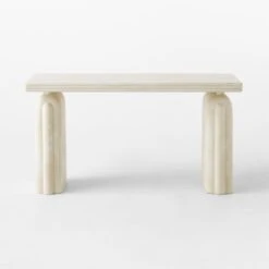 Remoli Swirled Cream Resin Desk -Cb2 Sales 2024 RemoliResinDeskSOSSS23