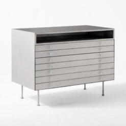 Renzo Steel 3-Drawer File Cabinet 15 Renzo Steel 3-Drawer File Cabinet -Cb2 Sales 2024 RenzoStlFlatFileCabinet3QSSS22