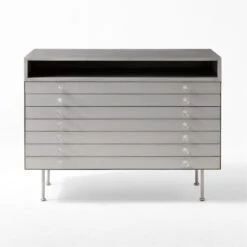 Renzo Steel 3-Drawer File Cabinet 14 Renzo Steel 3-Drawer File Cabinet -Cb2 Sales 2024 RenzoStlFlatFileCabinetSOSSS22