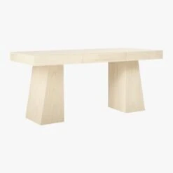 Ridge Bleached Oak Desk With Drawer -Cb2 Sales 2024 RidgeBleachedOakDesk3QF19