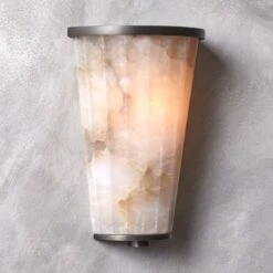 Riva Alabaster Outdoor Wall Sconce Light 5 Riva Alabaster Outdoor Wall Sconce Light -Cb2 Sales 2024 RivaAlbstrOtdrSconceROS23