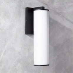 Ronda Indoor/Outdoor Matte Black Wall Sconce