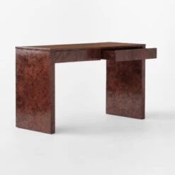 Runway 2-Drawer Burl Wood Desk 12 Runway 2-Drawer Burl Wood Desk -Cb2 Sales 2024 RunwayBurlwoodDesk3QAVSSF21