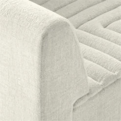 Salon 6-Piece L-Shaped Ivory White Chenille Sectional Sofa -Cb2 Sales 2024 Salon6pcIvorySectAVSSF22