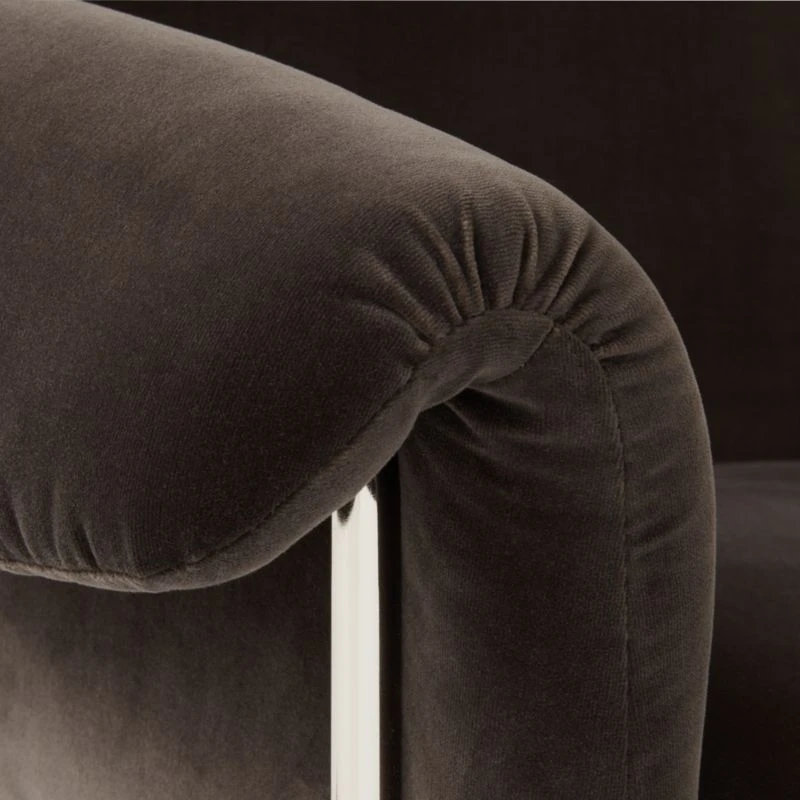 Saviti Black Velvet Office Chair 6 Saviti Black Velvet Office Chair - Image 6