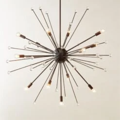 Scoppiare Black Pendant Light 5 Scoppiare Black Pendant Light -Cb2 Sales 2024 ScoppiareMttBlkPndnt40inROF22