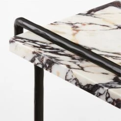 Sefro Marble And Metal Side Table -Cb2 Sales 2024 SefroBrnMrblNMtlSdTableAVSSF22