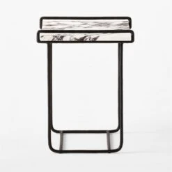 Sefro Marble And Metal Side Table -Cb2 Sales 2024 SefroBrnMrblNMtlSdTableSDSSF22