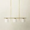 Silo 3-Bulb Polished Brass Pendant Light