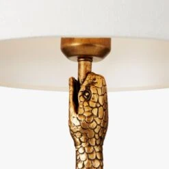 Snake Bronze Table Lamp -Cb2 Sales 2024 SnakeTableLampAV2F19