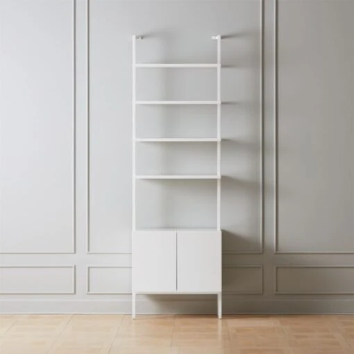 Stairway White Cabinet - 96" Height -Cb2 Sales 2024 StairwayTallWhtCabinetROS19 1x1