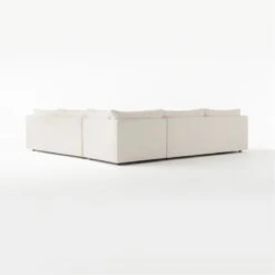 Stitch 3-Piece L-Shaped White Performance Fabric Sectional Sofa 10 Stitch 3-Piece L-Shaped White Performance Fabric Sectional Sofa -Cb2 Sales 2024 StitchNtrlSectLASfCrnrRASf3QBF20