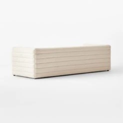 Strato 103" Extra-Large White Boucle Sofa -Cb2 Sales 2024 Strato103inBoucleSf3QBSSF22