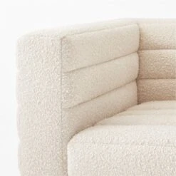 Strato 103" Extra-Large White Boucle Sofa -Cb2 Sales 2024 Strato103inBoucleSfAVSSF22