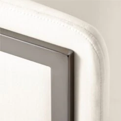 Stretta Ivory Velvet Office Chair -Cb2 Sales 2024 StrettaIvoryMtlOffcChairAVSSS22