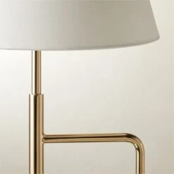 Suki Polished Brass Table Lamp -Cb2 Sales 2024 SukiPolishedBrassTblLampAVSHF21