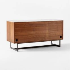 Suspend Marble And Brown Walnut Wood Media Console -Cb2 Sales 2024 SuspendMediaConsole3QBSSS22