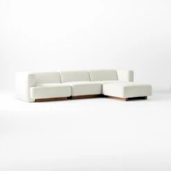 Terrain 4-Piece L-Shaped Ivory Boucle Sectional Sofa -Cb2 Sales 2024 TerrainIvyBc4PcSctSofa3QSSS22