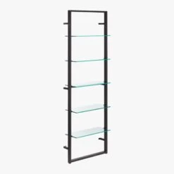 Tesso Black Metal Wall Mount Bookshelf -Cb2 Sales 2024 TessoBlackBookcase3QFF18