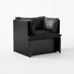 Tol Black Leather Chair 11 Tol Black Leather Chair -Cb2 Sales 2024 TolBlackLeatherChair3QSSF23