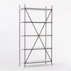 Tourne Marble Etagere -Cb2 Sales 2024 TourneEtagere3QBSSS21