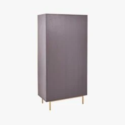 Trace Brass Wire Bookcase -Cb2 Sales 2024 TraceBrassMshDoorBookcase3QBF19