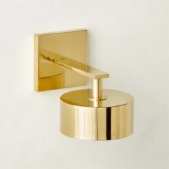 Trada Polished Brass Wall Sconce Light