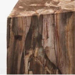 Tri Petrified Wood Side Table 10 Tri Petrified Wood Side Table -Cb2 Sales 2024 TriPtrfdWoodSideTableAVSSS22