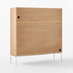 Trier Cerused Oak Bookcase -Cb2 Sales 2024 TrierBookcase3QBSSS23