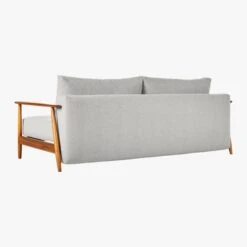 Una Grey Fabric Sleeper Sofa -Cb2 Sales 2024 UnaFlannelGreySlprSofa3QBF19