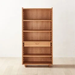 Ventura White Oak Bookcase 13 Ventura White Oak Bookcase -Cb2 Sales 2024 VenturaNtchdTallBkshlfSHS22