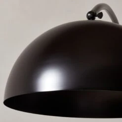 Venus Black Arc Floor Lamp With Marble Base -Cb2 Sales 2024 VenusDomeBlackFloorLampAVSHS23