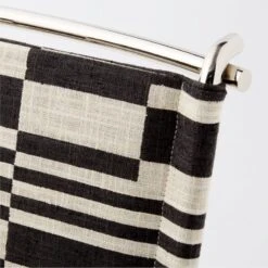 Vicino Black And White Patterned Upholstered Office Chair -Cb2 Sales 2024 VicinoPatternedChairAVSSS23