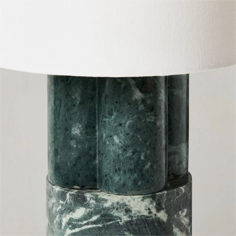 Walden Green Marble Table Lamp Tall 3 Walden Green Marble Table Lamp Tall - Image 3