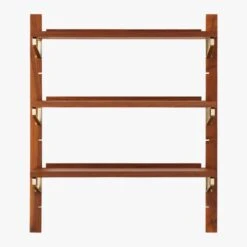 Walnut Modular Single Shelf 39.5" -Cb2 Sales 2024 WalnutMod39p5SingleShelfF18