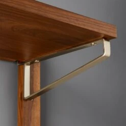 Walnut Modular Single Shelf 39.5" -Cb2 Sales 2024 WalnutMod39p5TripleShelfRO2F18