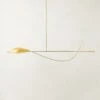 Zel Unlacquered Brass Mobile Chandelier