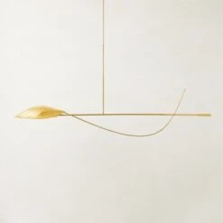Zel Unlacquered Brass Mobile Chandelier
