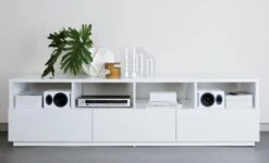 Chill High-Gloss White Media Console 80'' 9 Chill High-Gloss White Media Console 80'' -Cb2 Sales 2024 chilllargewhitemediaconsoleJL17