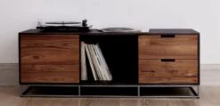 Congo Wood Media Console 56'' -Cb2 Sales 2024 congomediacredenzaJN18